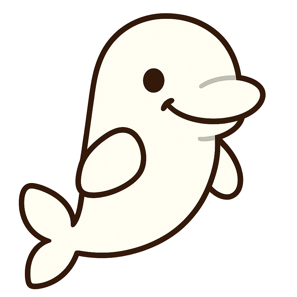 Bubbles the Beluga plushie