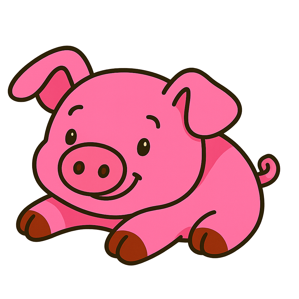 Snorty the Pig plushie